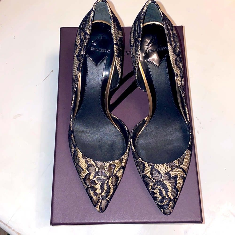 Brian Atwood Lace Pumps